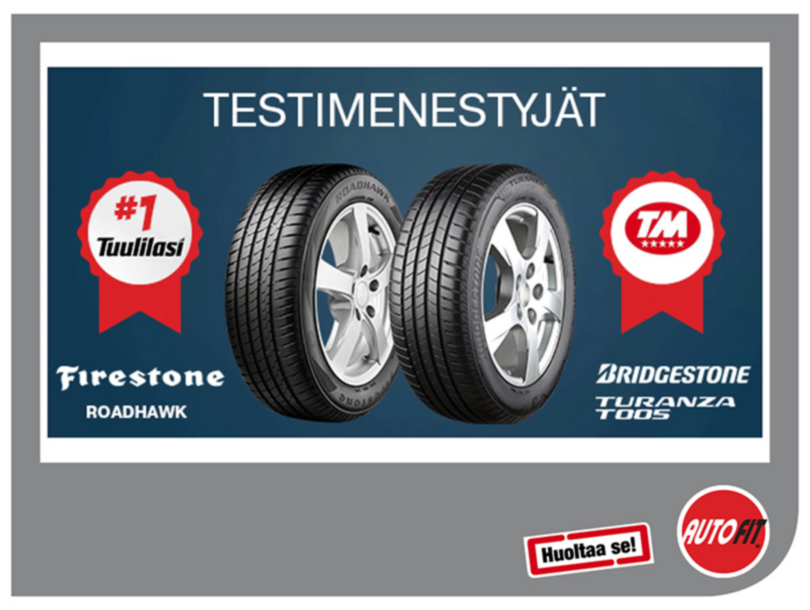 Testimenestyjät Bridgestone ja Firestone